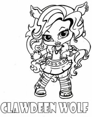 Printable Monster High Coloring Pages Online   735306