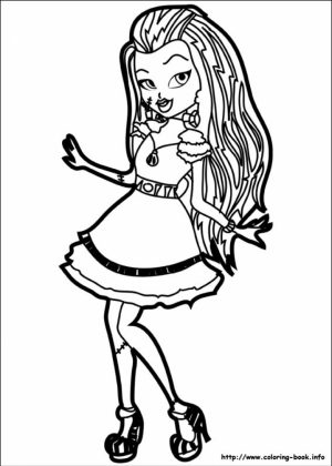 Printable Monster High Coloring Pages Online   781026