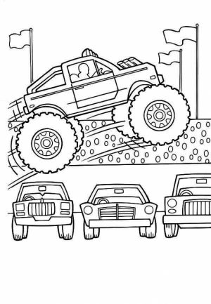 Printable Monster Truck Coloring Pages   23602