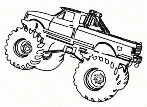 Printable Monster Truck Coloring Pages   66663