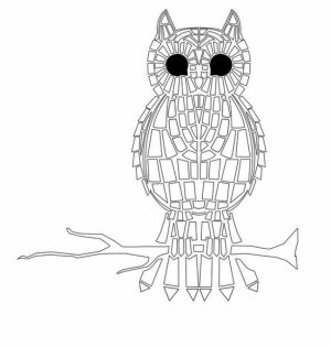 Printable Mosaic Coloring Pages Online   05278