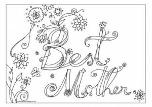 Printable Mothers Day Coloring Pages for Preschoolers   14287