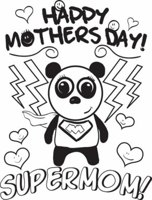 Printable Mothers Day Coloring Pages for Preschoolers   29618