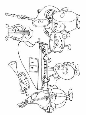 Printable Music Coloring Pages for Kindergarten   32806