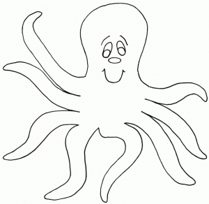 Printable Octopus Coloring Pages   dqfk28