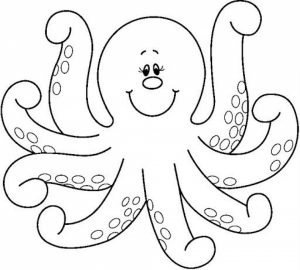 Printable Octopus Coloring Pages   yzost