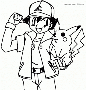Printable Pokemon Coloring Page Online   3822