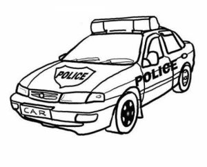 Printable Police Car Coloring Pages Online   46714