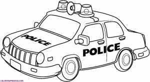 Printable Police Car Coloring Pages Online   59808