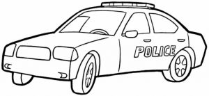 Printable Police Car Coloring Pages Online   90455