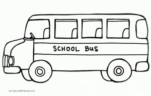 Printable School Bus Coloring Pages   7ao0b