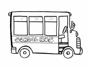 Printable School Bus Coloring Pages   9wchd