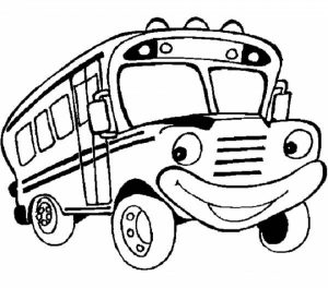 Printable School Bus Coloring Pages   yzost