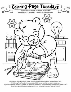 Printable Science Coloring Pages   dqfk29