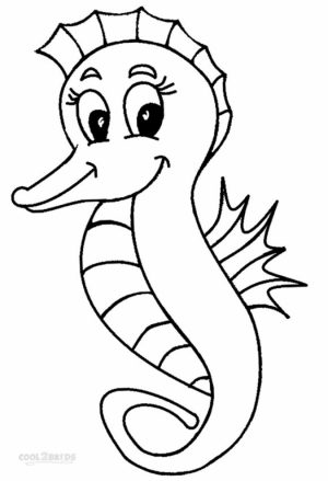 Printable Seahorse Coloring Pages Online   21065