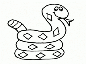 Printable Snake Coloring Pages   58425