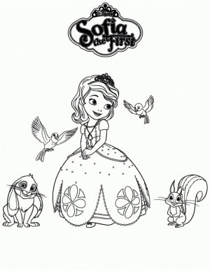 Printable Sofia the First Coloring Pages   21746