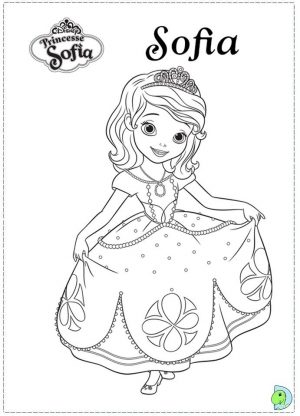 Printable Sofia the First Coloring Pages   55648