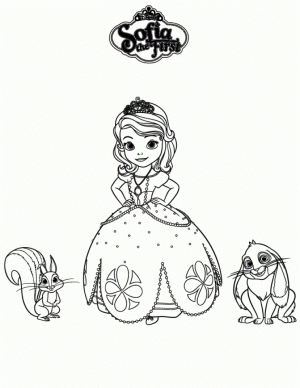 Printable Sofia the First Coloring Pages Online   36049