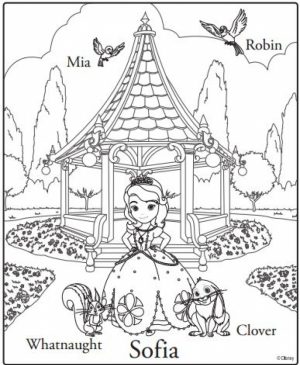 Printable Sofia the First Coloring Pages Online   46801