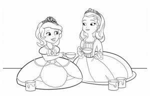 Printable Sofia the First Coloring Pages Online   49157