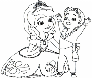 Printable Sofia the First Princess Coloring Pages for Girls   21867