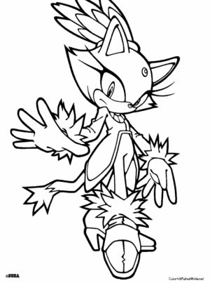 Printable Sonic Coloring Pages   673354