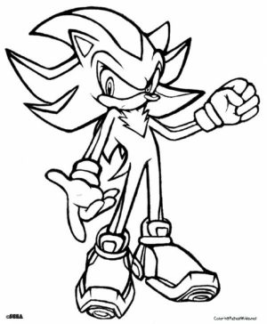 Printable Sonic Coloring Pages   811898