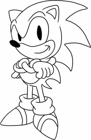 Printable Sonic Coloring Pages Online   106079