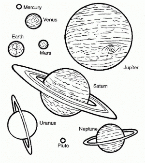 Printable Space Coloring Pages   9wchd