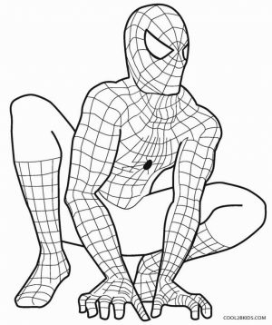 Printable Spiderman Coloring Pages   662629