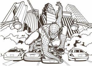 Printable Spiderman Coloring Pages   810597