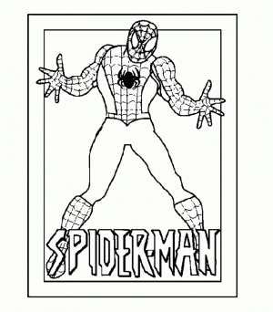 Printable Spiderman Coloring Pages   952206