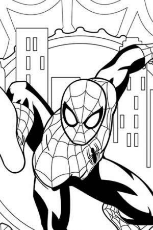 Printable Spiderman Coloring Pages Online   184767