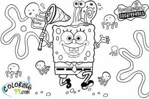Printable Spongebob Squarepants Coloring Pages Online   mnbb15