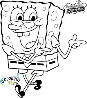 Printable Spongebob Squarepants Coloring Pages   yzost