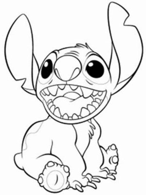 Printable Stitch Coloring Pages   7ao0b