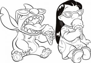 Printable Stitch Coloring Pages   yzost