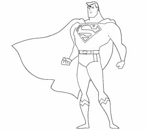 Printable Superman Coloring Pages Online   34670