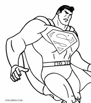 Printable Superman Coloring Pages Online   63957