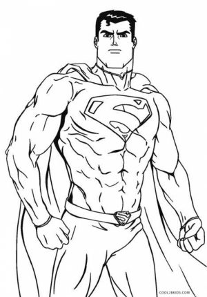 Printable Superman Coloring Pages Online   71825