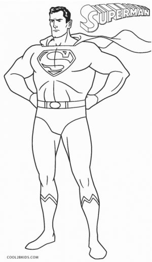 Printable Superman Coloring Pages Online   95843