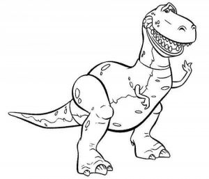 Printable T Rex Coloring Pages   63679