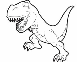 Printable T Rex Coloring Pages Online   91060