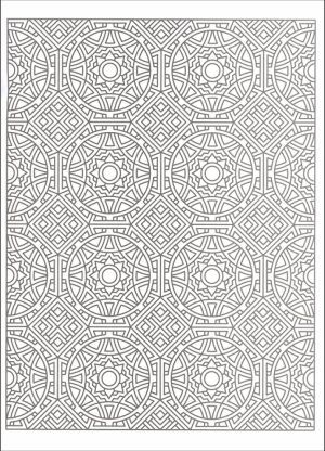 Printable Tessellation Coloring Pages Free   ANCY0