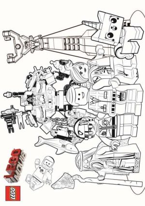 Printable The Lego Movie Coloring Pages   237391