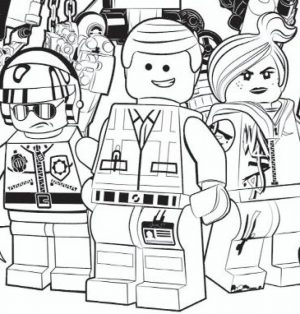 Printable The Lego Movie Coloring Pages   811907