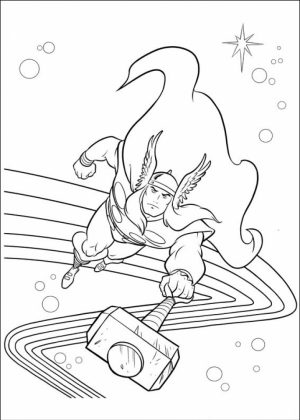 Printable Thor Coloring Pages Online   59307