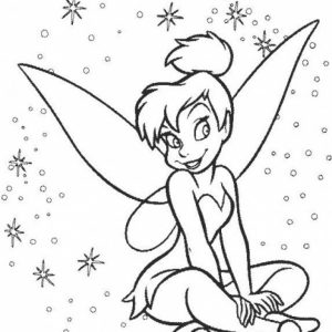 Printable Tinkerbell Coloring Pages   1291