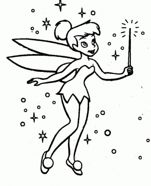 Printable Tinkerbell Coloring Pages Online   52166